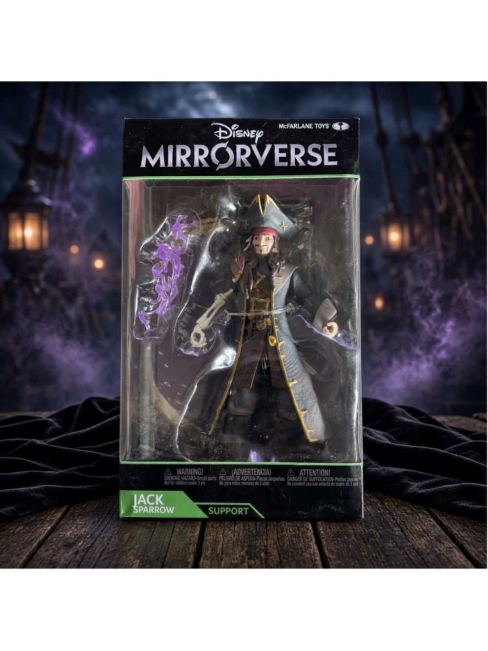 McFarlane Disney Mirrorverse Jack Sparrow Support 7” Figure NEW 16037